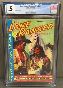 CGC 0.5 Lone Ranger Magazine #7 Vol.2 #1 1937