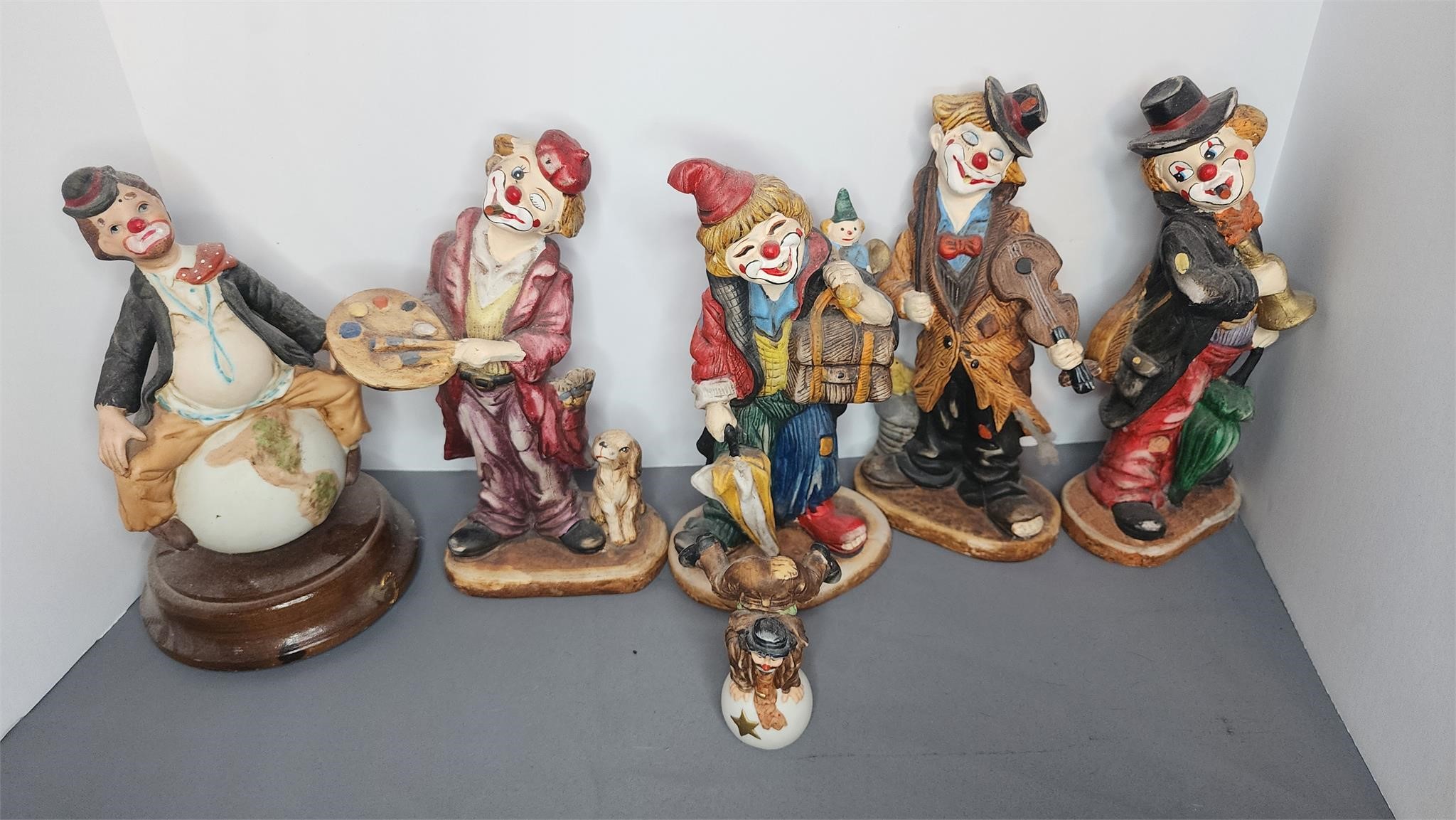 Ceramic Hobo Clown Collection