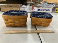 2 Longaberger Baskets