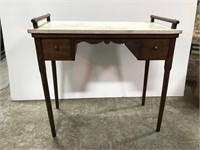 Antique marble top desk