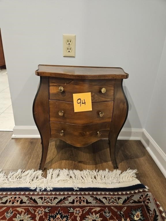 Italian 3 drawer table