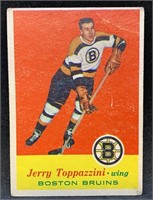 1957 Topps #5 Jerry Toppazzini Hockey Card