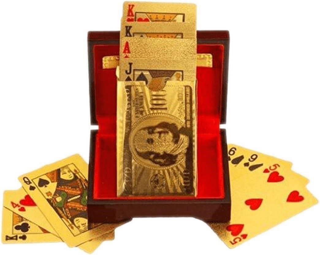 24K Gold Plated Playing Cards