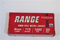 Fiocchi Range 9mm 115gr - 450 rds
