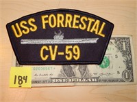 USS Forrestal Super Carrier Patch
