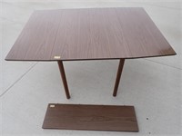 Wooden Table with Leaf & 4 Chairs