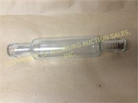 VINTAGE "GENERAL ELECTRIC" CLEAR GLASS ROLLING PIN