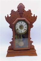 American Seth Thomas Oak Gingerbread Clock.