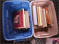Two containers of LPs including record sets