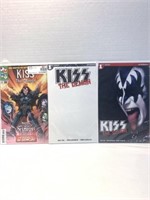 Three KISS The Demon Comics