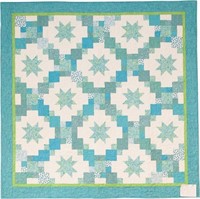 Brightly, lap quilt, 68" x 68"