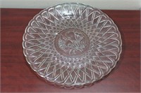 A Pressed Glass Platter