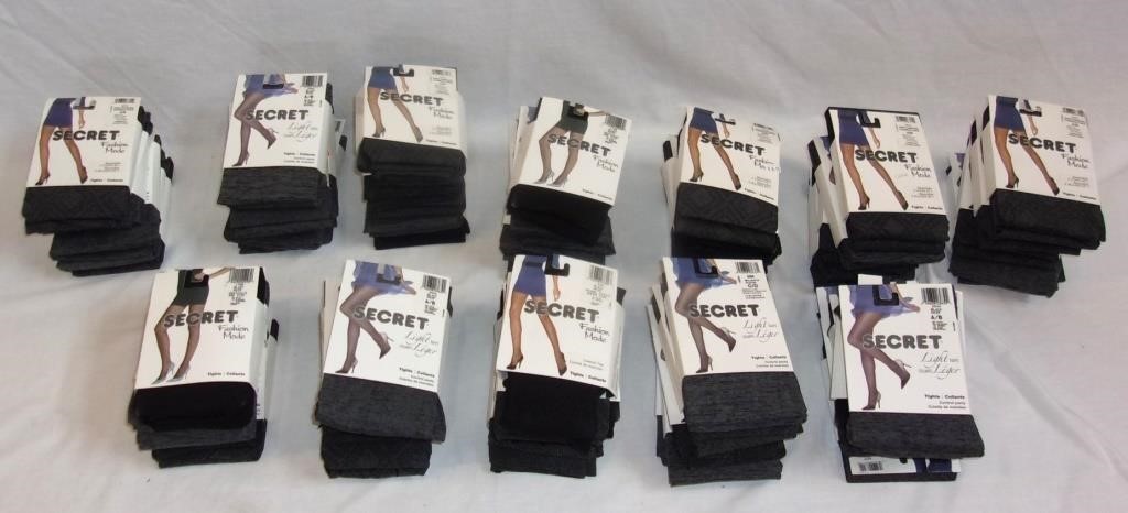 60 assorted tights.