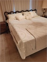 FRENCH PROVINCIAL BEDROOM SUITE: KING BED