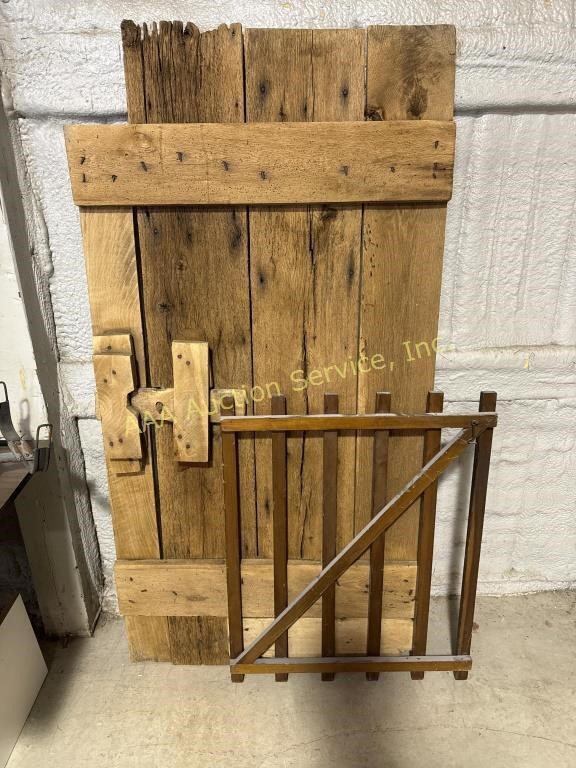 Old wood barn door 67 inches X 34.25 inches,