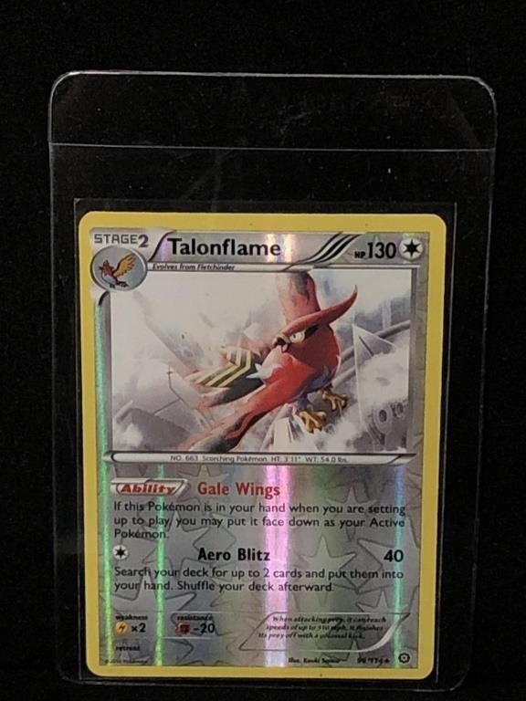 Talonflame Holo Pokemon Card 96/114