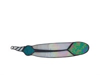 Hanging Stained Glass Feather, Prisms