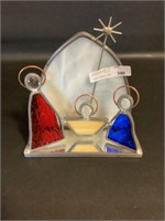 Hand crafted Stained Glass Nativity by Randy West