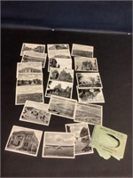 Antique Moncton N.B. 20 Snapshots Cards 3.5"x2.75"