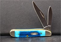 BNIB Case caribbean blue bone sawcut peanut knife