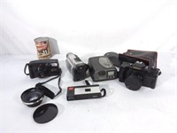 4 caméras ,ciné caméra et lentille  * pour pieces