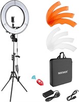 NEEWER Ring Light Kit: 18/45cm  55W  Black