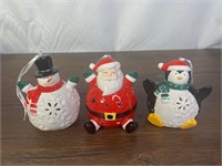 Lightscapes Light Up Ceramic Ornaments Colored or