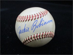 Jackie Robinson Signed ONL Baseball