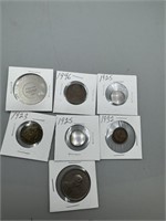 Lot of Old Foreign Coins