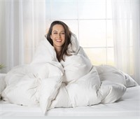 ComfyDown Goose Down White Comforter - Made in USA