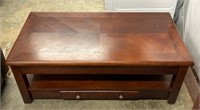 Fantastic Wooden Lift Top Coffee Table 48" x 18"