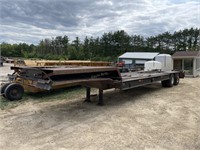40' Dropdeck Flatbed Semi Trailer with Ramps