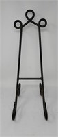 Metal tabletop easel approx 10"x6.5"x19"