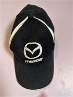 Mazda Baseball Cap in Black with White Logo