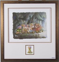 Disney Giclee, Ltd Edition, Seven Dwarves, Bluth