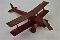 Toy Wooden Airplane Model
