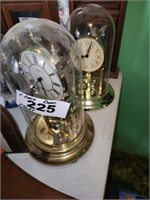 HOWARD MILLER & OTHER DOMED BATTERY POWERED CLOCKS