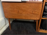 Dropleaf Wood Table