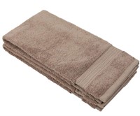 2-Pk Serene Home Collection Hand Towels, Taupe