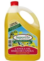 Saporito Canola Oil, 5 L