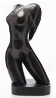 Signed Barye "Bound Nude" Bronze Sculpture