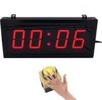 BTBSIGN 3'' Countdown Timer with Wired Button