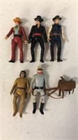 Lone Ranger/Tonto/ Zorro/ Maverick/cowboy figures