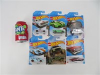 6 voitures hot wheels die cast neufs