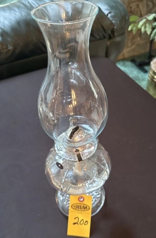 Oil Lamp 16" Tall