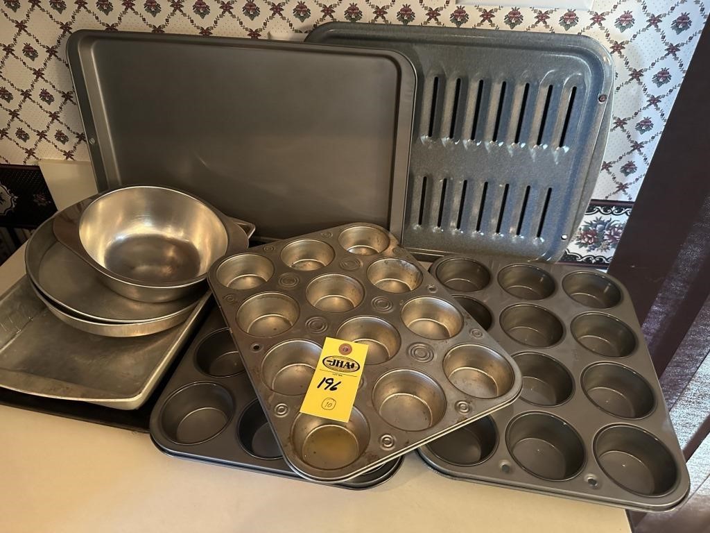 Muffin Pans & Baking Sheets 10 Pcs