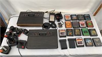 Atari Game system, 18 Games, accessories