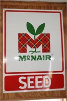 McNair Seed Metal Sign by Stout-Lite