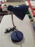 Blue Adjustable Table Top Lamp