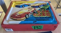 Car Case W 36 Diecast Cars. Lesney, Tootsie, Hot